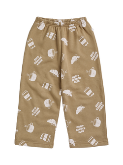 MORI Kids' Brunch Club Joggers, Brown - view 2, Brown