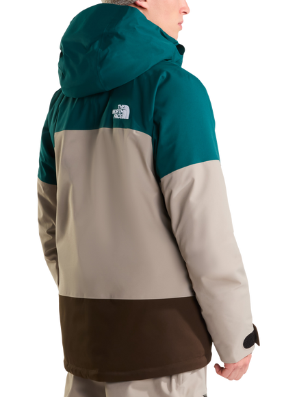 The North Face Men's Waterproof Chakal Windbreaker, Teal/Slb/Chestnut - view 2, Teal-slb-chestnut