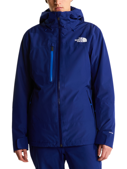 The North Face Men's Descendit Hooded Ski Jacket, Bold Blue, Bold Blue