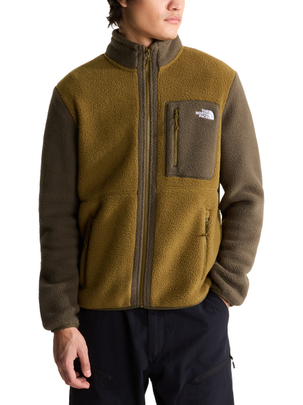 The North Face Men's Yumiori Full Zip Fleece, Caraway-Taupe Green, Caraway-taupe Grn