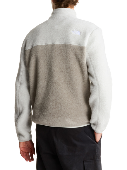 The North Face Men's Yumiori Quarter Zip Fleece Jacket, Stone Slab-cloud - view 2, Stone Slab-cloud