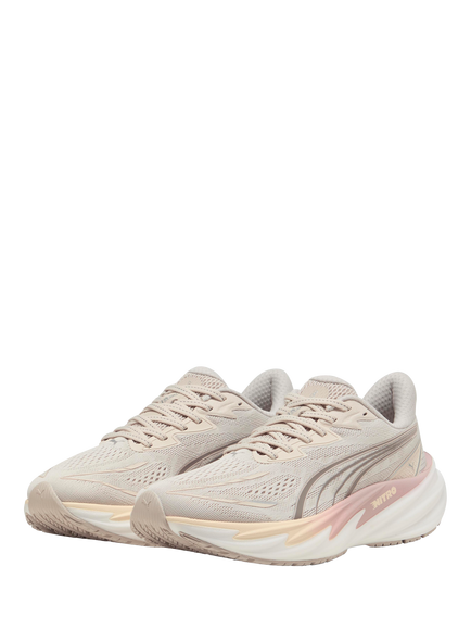 PUMA Velocity Nitro 5 Women's Sports Shoe, Alpine Snow-Misty Pk - view 2, Alpine Snow-misty Pk
