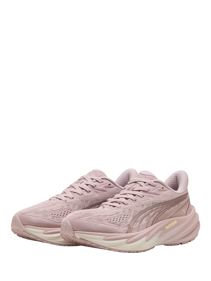 PUMA Velocity Nitro 5 Running Shoes, Misty Pink-rgold - view 2, Misty Pink-rgold