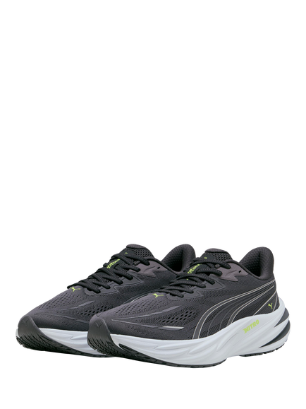 PUMA Velocity NITRO 5 Men's Running Shoe - view 2, Moody Gray-lime