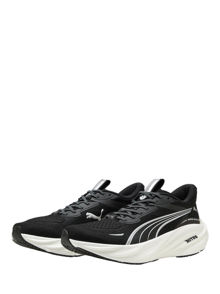 PUMA Magnify NITRO 3 Running Shoes, Puma Black-white - view 2, Puma Black-white
