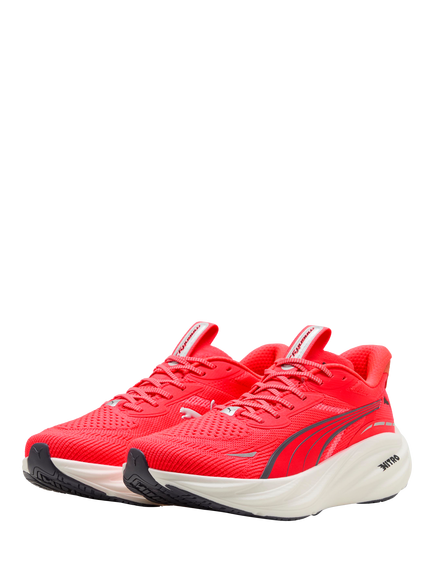 PUMA Magnify NITRO 3 Running Shoes, Ultra Red-inky - view 2, Ultra Red-inky