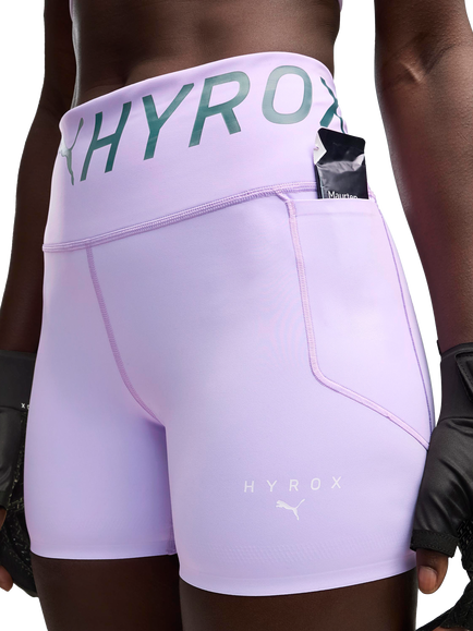 PUMA x HYROX PWRMODE Short Tights, Light Lavender - view 2, Light Lavender