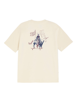 OAS Bronc Crew Neck Cotton T-Shirt, Ecru - view 2, Ecru