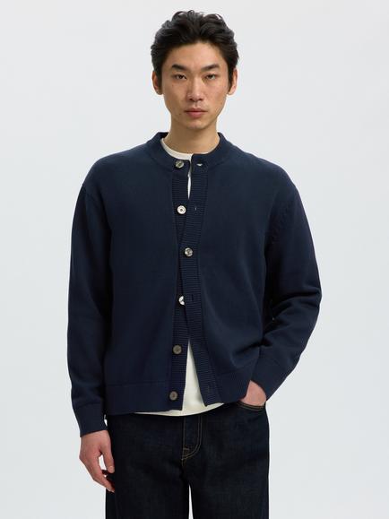 Selected Knitted Cardigan, Sky Captain, Sky Captain