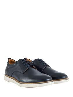 V.GAN Vegan Quinoa Lace Up Derby Shoes - view 2, Navy