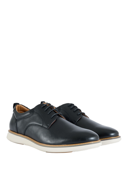 V.GAN Vegan Quinoa Lace Up Derby Shoes - view 2, Black