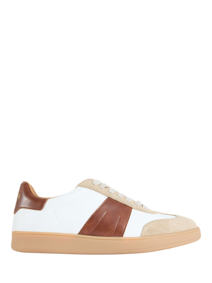 V.GAN Vegan Stem Lace Up Trainers, White/Multi