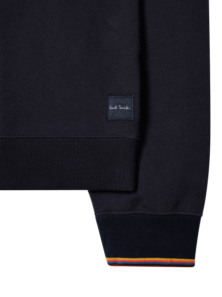 Paul Smith Stretch Cotton Lounge Top, Blue Navy - view 2, Blue Navy