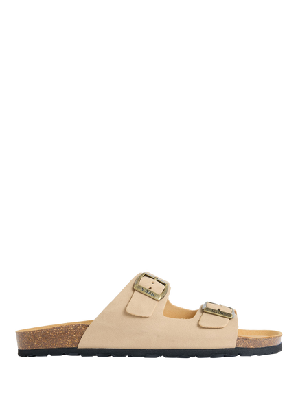 V.GAN Vegan Mango Comfort Footbed Sandals, Taupe, Taupe