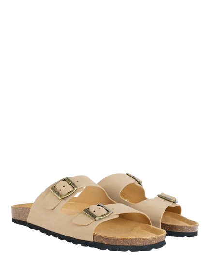 V.GAN Vegan Mango Comfort Footbed Sandals, Taupe - view 2, Taupe