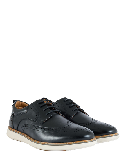 V.GAN Vegan Okra Lace Up Brogues - view 2, Black