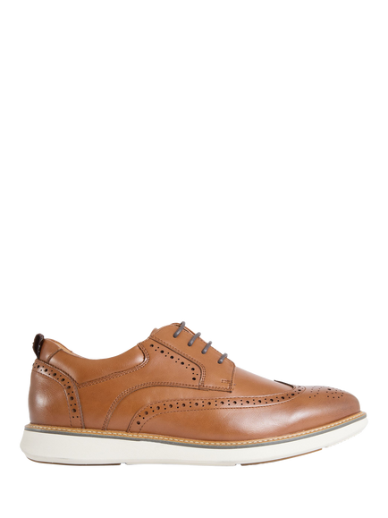 V.GAN Vegan Okra Lace Up Brogues, Tan