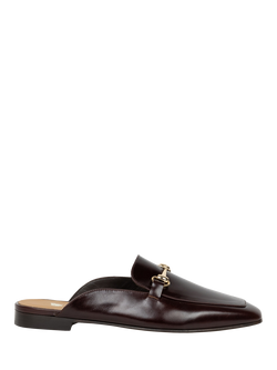 Bobbies Emy Leather Horsebit Mule Loafers, Irish Coffee, Irish Coffee