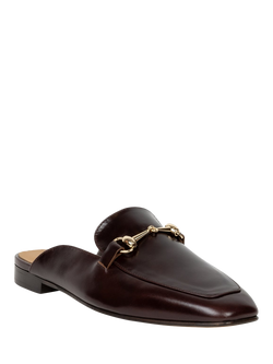 Bobbies Emy Leather Horsebit Mule Loafers, Irish Coffee - view 2, Irish Coffee