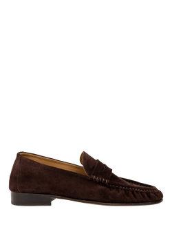 Bobbies Joe Suede Loafers, Truffle Brown, Truffle Brown