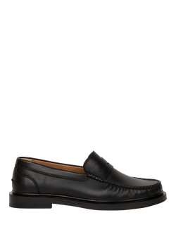 Bobbies Jessie Leather Loafers, Passion Black, Passion Black