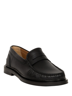 Bobbies Jessie Leather Loafers, Passion Black - view 2, Passion Black