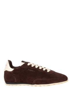 Bobbies Kimi Suede Lace Up Trainers, Truffle Brown, Truffle Brown