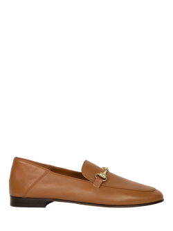 Bobbies Jill Leather Horsebit Loafers, Camel