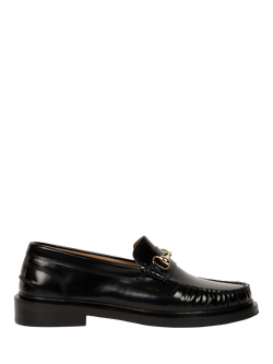 Bobbies Cardi Leather Horsebit Loafers, Black Siyah, Black Siyah