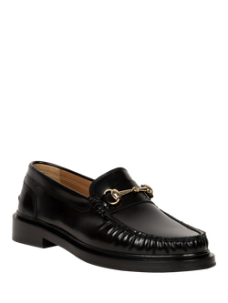 Bobbies Cardi Leather Horsebit Loafers, Black Siyah - view 2, Black Siyah
