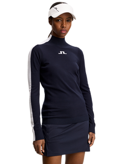 J.Lindeberg Adia Knitted High Neck Sweater, Jl Navy