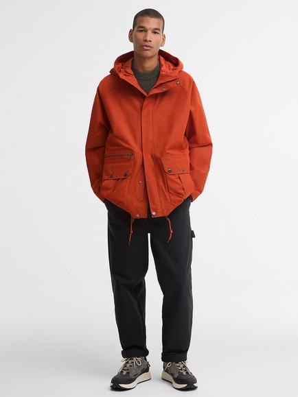 Barbour Aikwood Waterproof Windbreaker Jacket, Roobios - view 2, Roobios