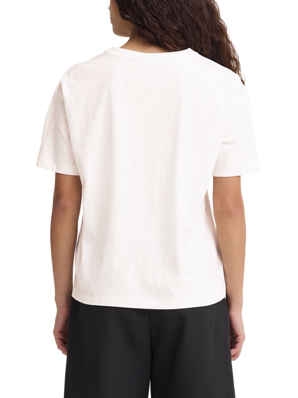 ICHI Mitte T-Shirt, Cloud Dancer - view 2, Cloud Dancer/Fiery