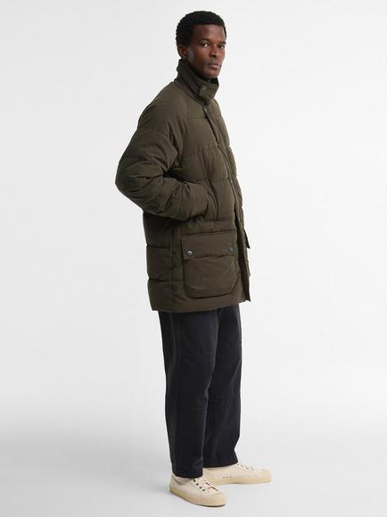 Barbour Beaufort Puffer Jacket, Dark Sage - view 2, Dark Sage