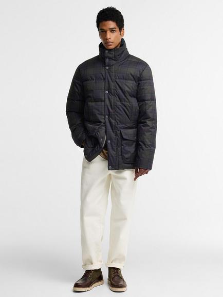 Barbour Lonnen Puffer Jacket, Shadow Tartan - view 2, Shadow Tartan