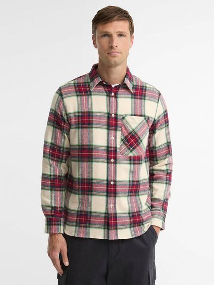 Barbour Bowmont Check Shirt, Ecru, Ecru