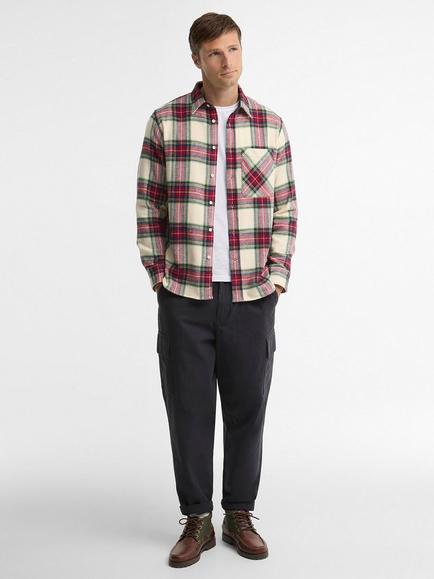 Barbour Bowmont Check Shirt, Ecru - view 2, Ecru