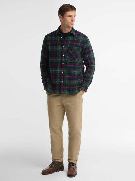Barbour Darnick Check Shirt, Navy - view 2, Navy