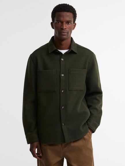 Barbour Marltown Wool Overshirt, Sage, Sage