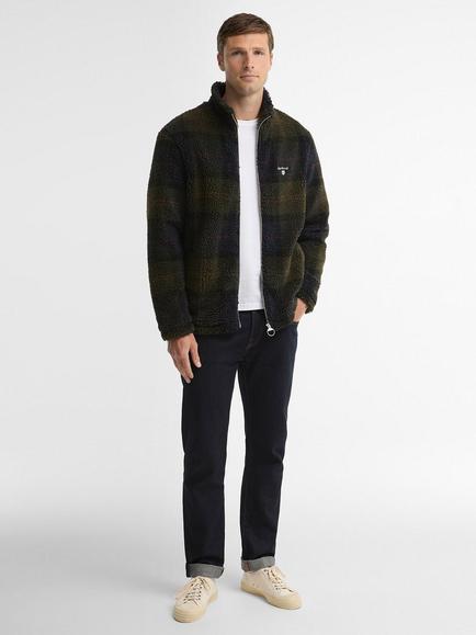 Barbour Tartan Zip Shirt - view 2, Shadow Tartan