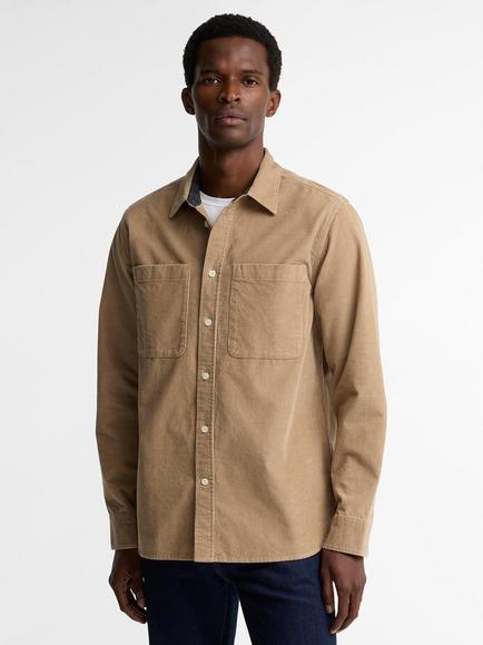 Barbour Chord Shirt, Washed Stone, Washed Stone