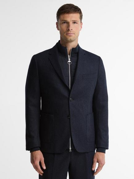 Barbour Fairford Wool Rich Blazer, Navy, Navy