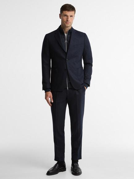 Barbour Fairford Wool Rich Blazer, Navy - view 2, Navy