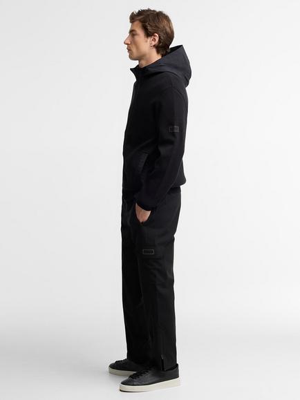 Barbour International Cotton Knit Hoodie, Black - view 2, Black