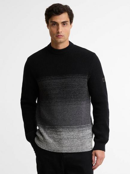 Barbour International Raynes Wool Blend Jumper, Black, Black