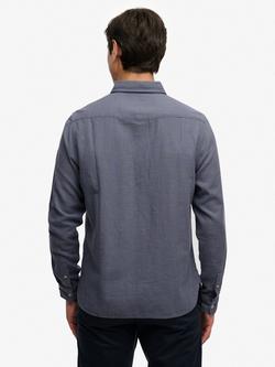 Superdry Lite Long Sleeve Shirt - view 2, Flint Blue