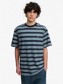 Superdry Oversized Stripe T-Shirt, Blue, Blue