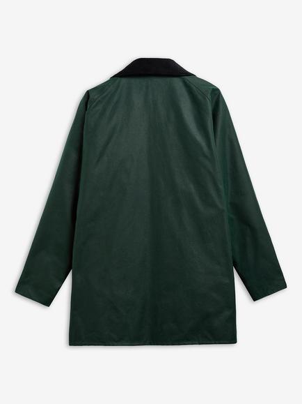 Paul Smith Loves Barbour Gamefair Waxed Cotton Jacket, Bottle Green - view 2, Bottle Green