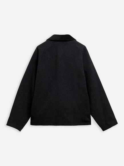 Barbour XPS Transport Waxed Cotton Jacket, Charcoal - view 2, Charcoal