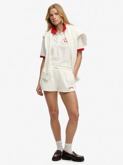 Superdry Heritage Terry Shorts, Cream, Cream